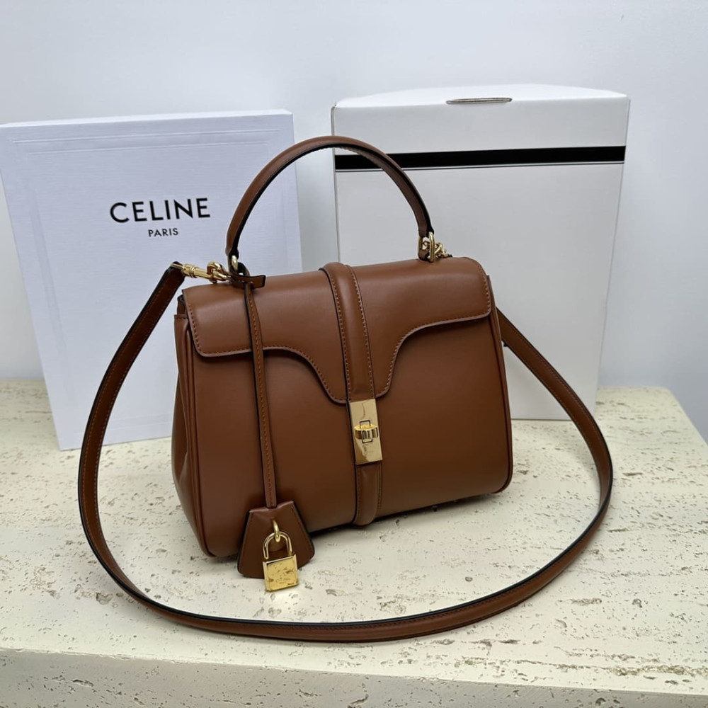 Celine Small 16 Bag In Satinated Calfskin 188003