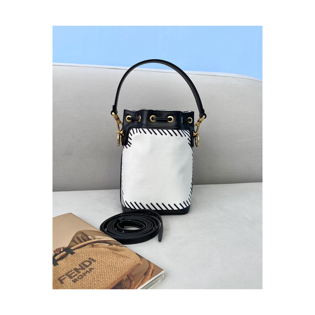 Fendi Mon Tresor Mini Bucket Bag 8BS010