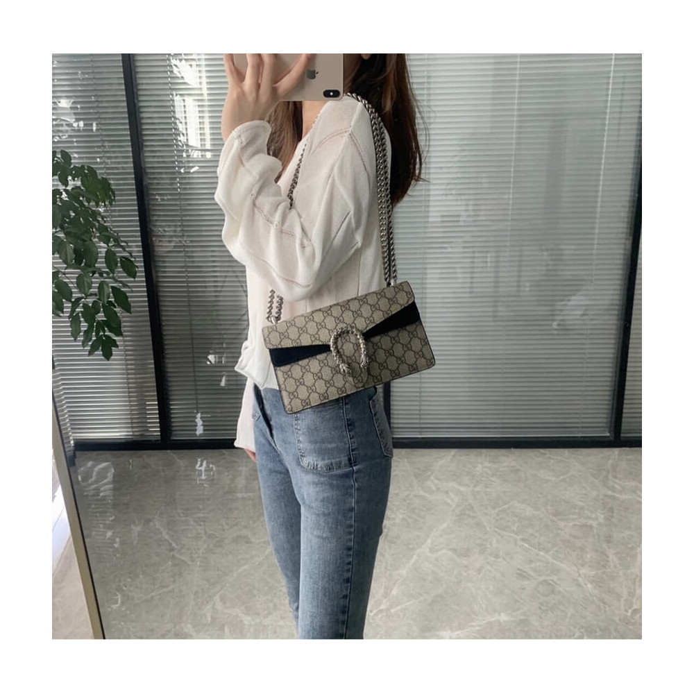 Gucci Dionysus GG Canvas Small Shoulder Bag 499623