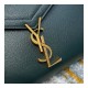 YSL Saint Laurent Cassandra Wallet On Chain In Grain Leather 582334