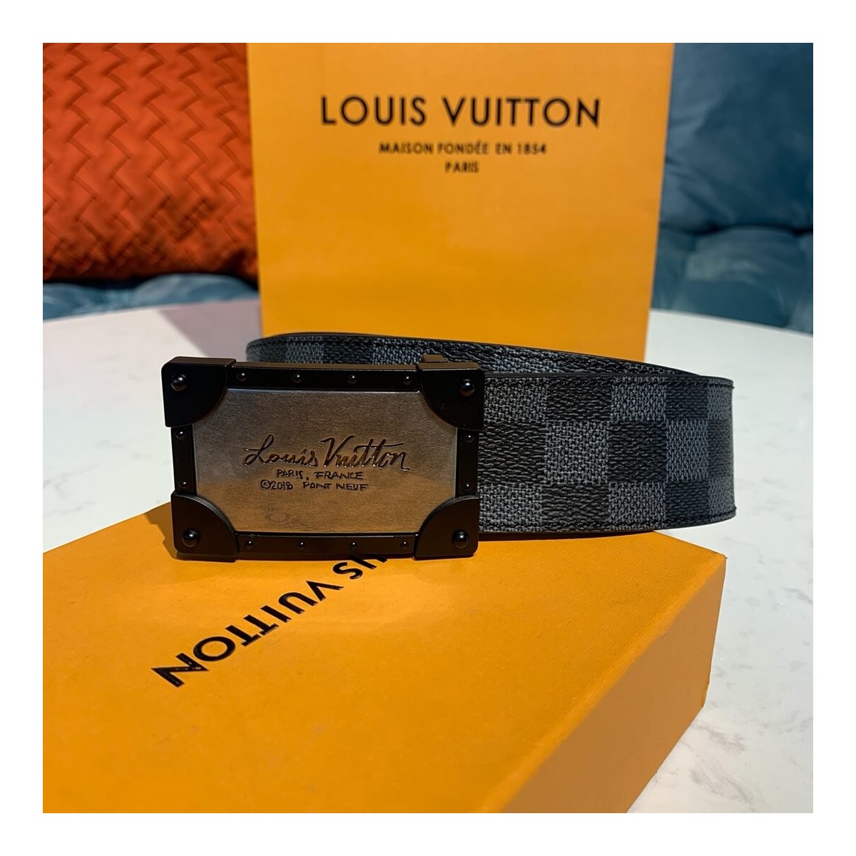 Louis Vuitton Neo Trunk 40mm Reversible Belt M0184U