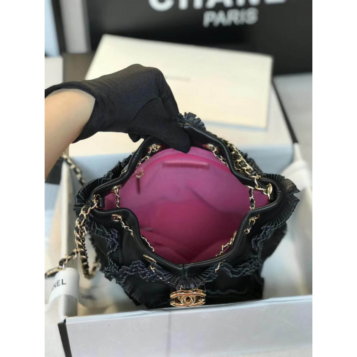 Chanel Drawstring Bag AS1503