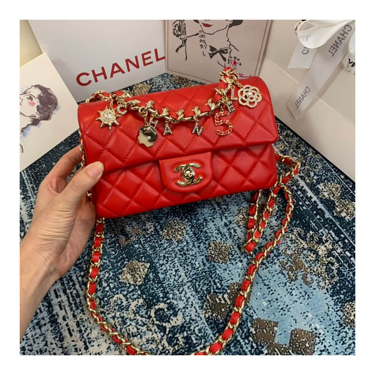 Chanel Lambskin Flap Bag AS2326