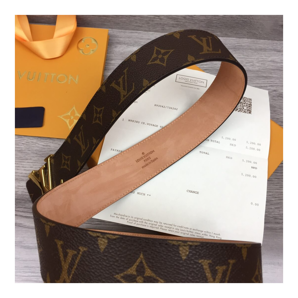 Louis Vuitton Initiales 40mm Belt M9608