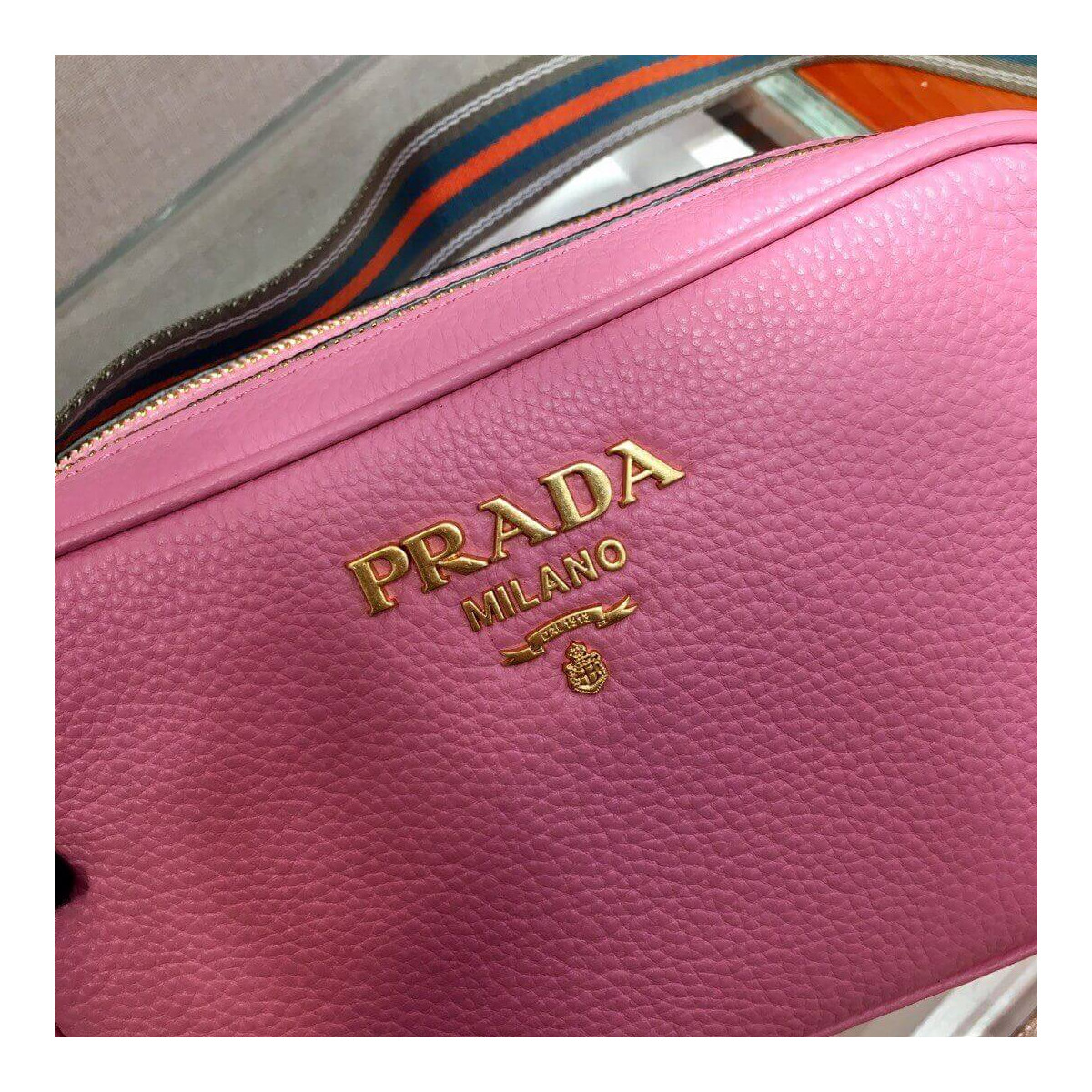 Prada Leather Shoulder Bag 1BH082