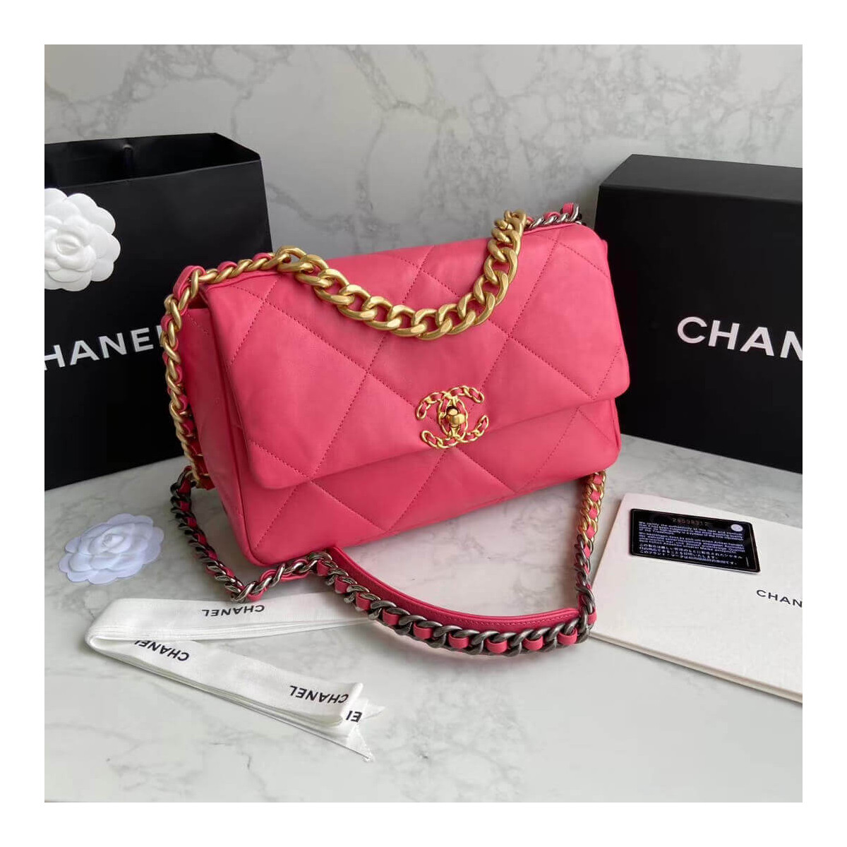 Chanel 19 Lambskin Flap Bag AS1160