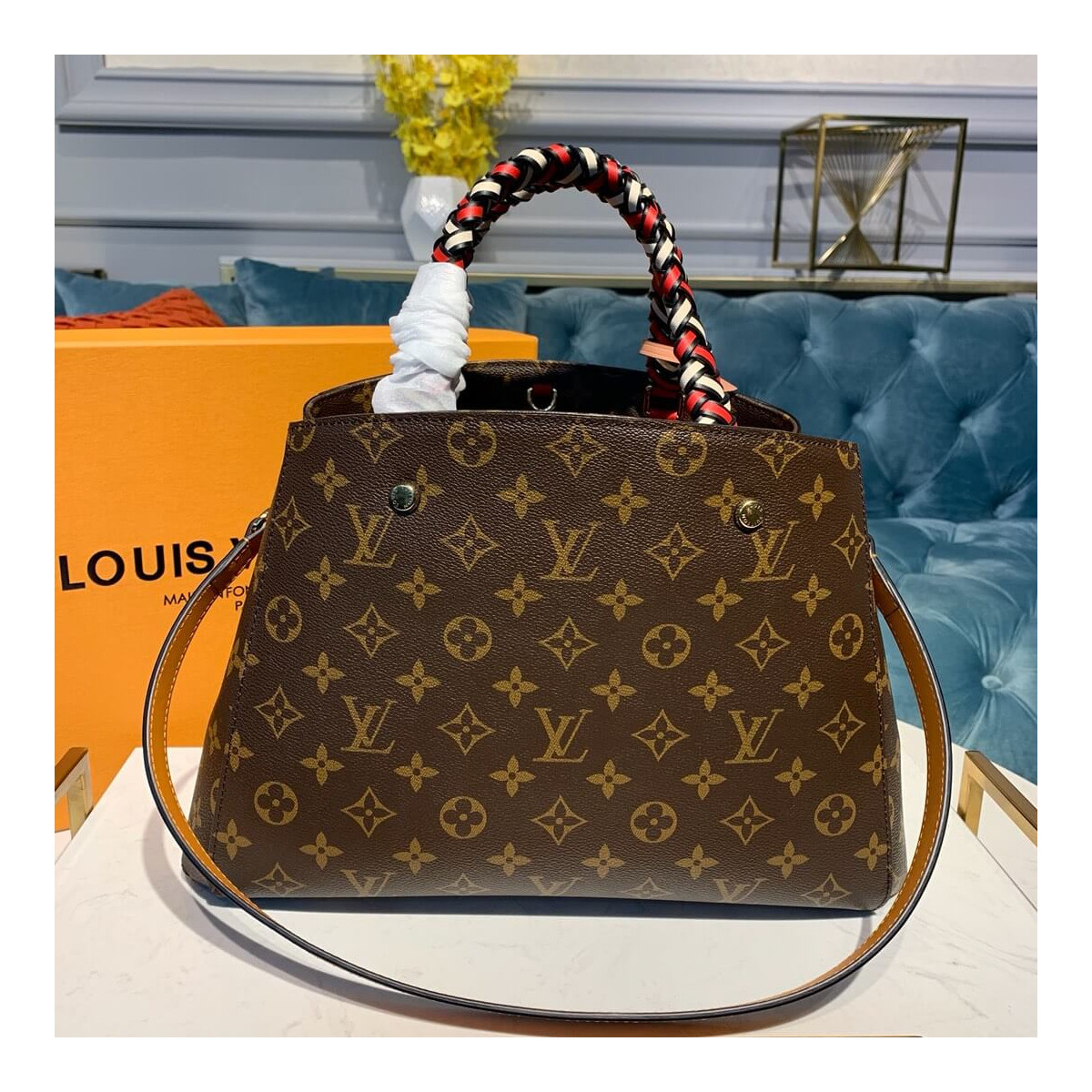 Louis Vuitton Monogram Canvas Montaigne MM M44672