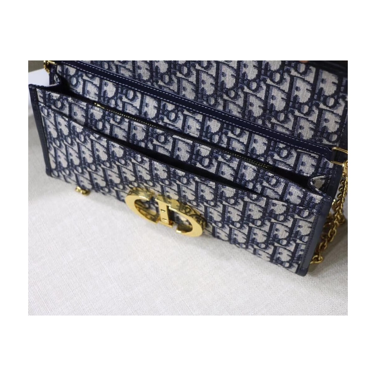 Christian Dior 30 Montaigne Jacquard Canvas Clutch Bag M9206