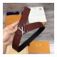 Louis Vuitton Pyramide 40mm Reversible Belt M9346