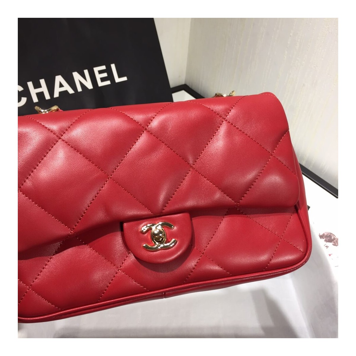 Chanel Large Flap Bag With Handle AS1115