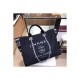 Chanel Deauville Tote 38cm Canvas Bag A66941 Multi