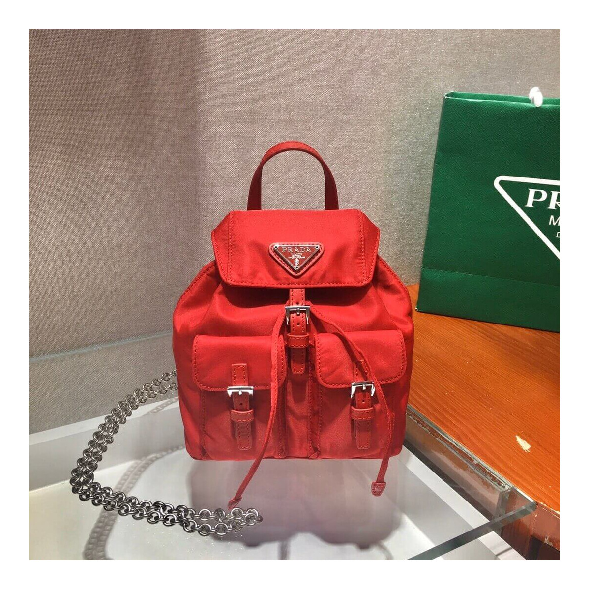 Prada Nylon Mini Backpack 1BH029