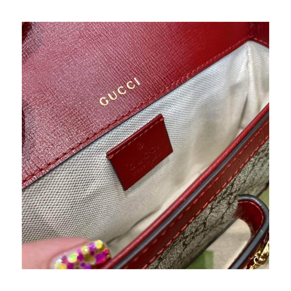 Gucci Horsebit 1955 Mini Bag in GG Supreme 658574