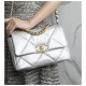 Chanel 19 Flap Bag AS1160 Silver