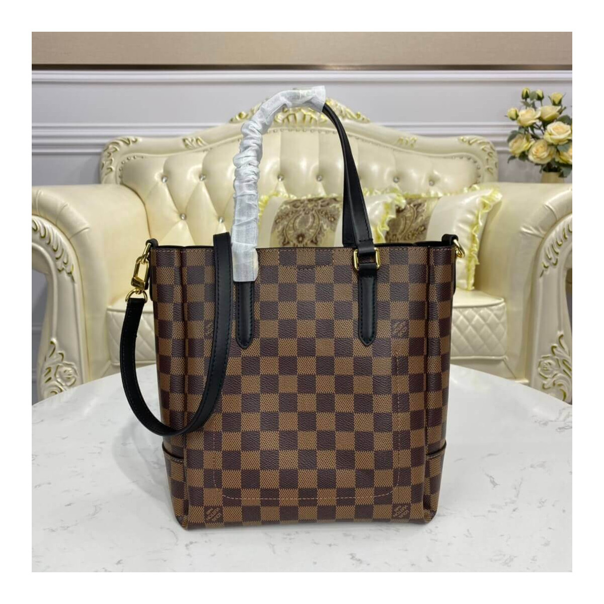 Louis Vuitton Damier Belmont PM N60297 N60348