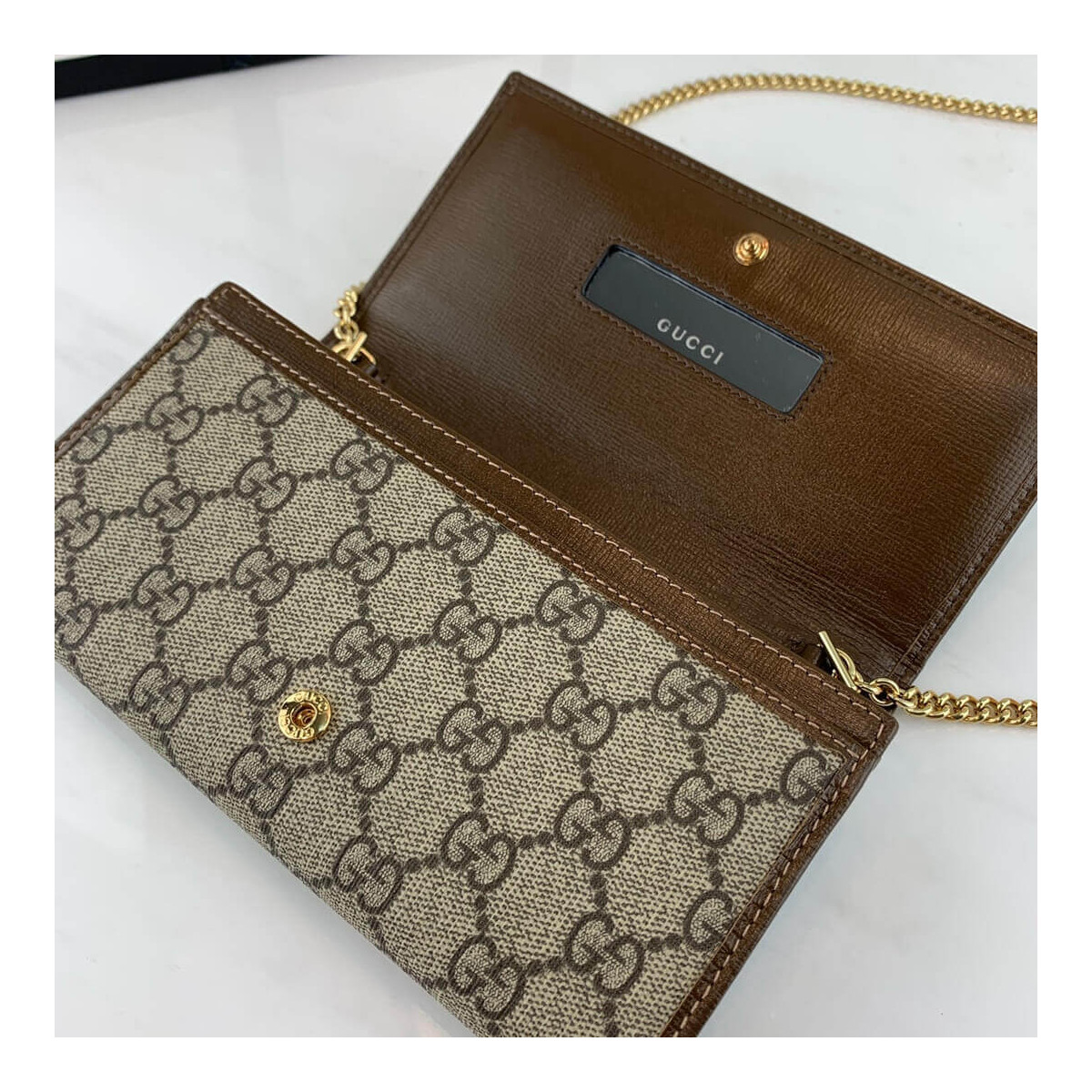 Gucci 1955 Horsebit Wallet With Mirror 621888