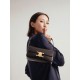 Celine Triomphe Shoulder Bag In Shiny Calfskin 194143 Black