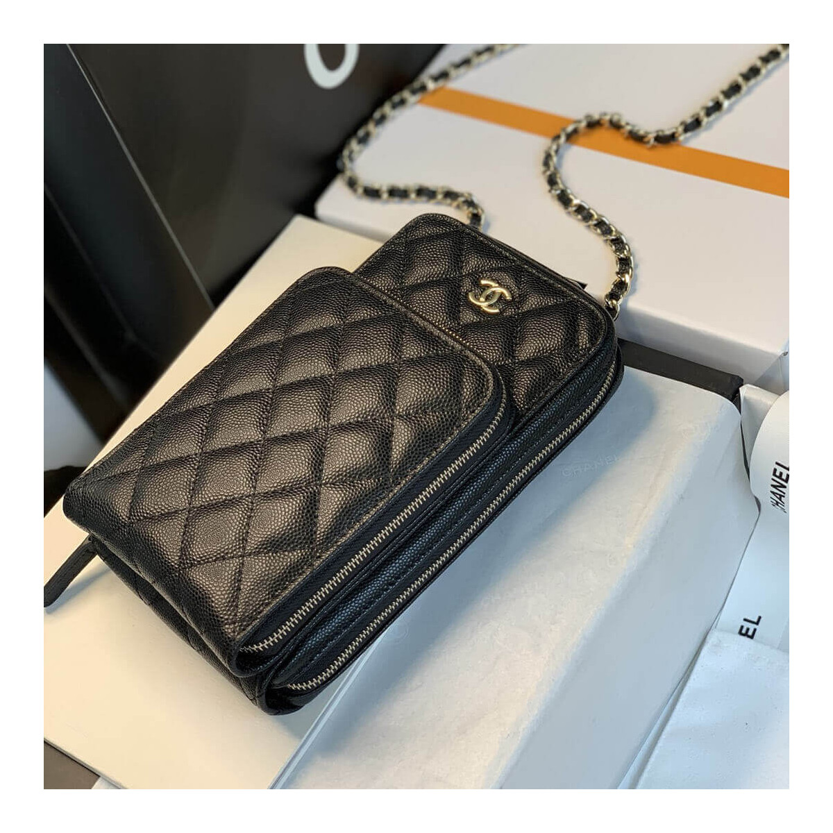 Chanel Phone Bag With Chain B01963