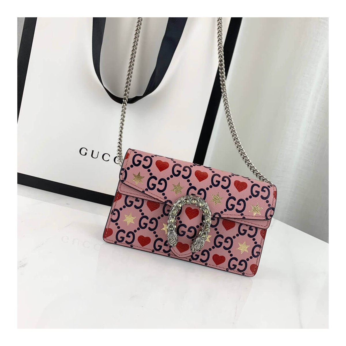 Gucci Valentine&#039;s Day Exclusive Dionysus Super Mini Bag 476432