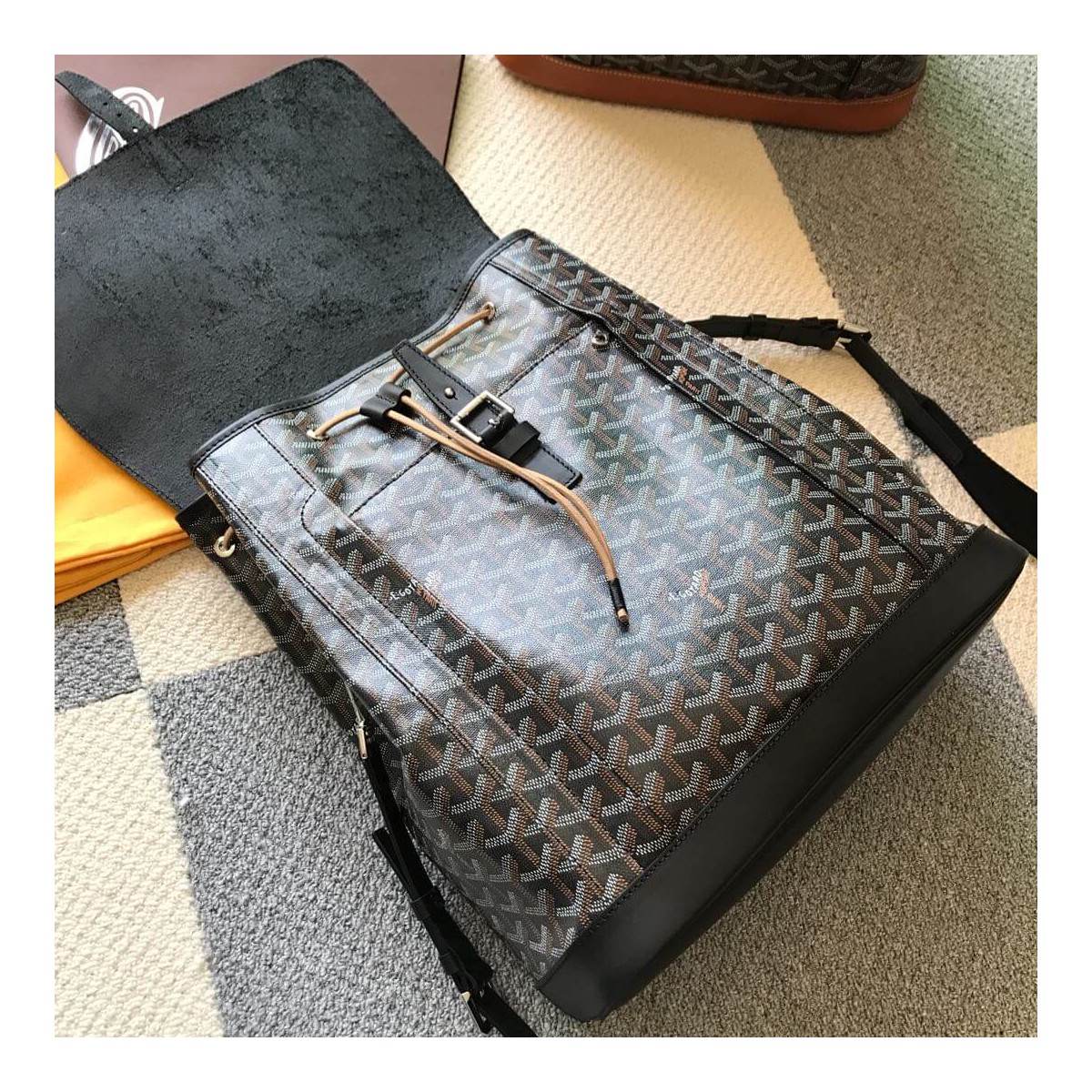 Goyard Calfskin Alpin Backpack 169555