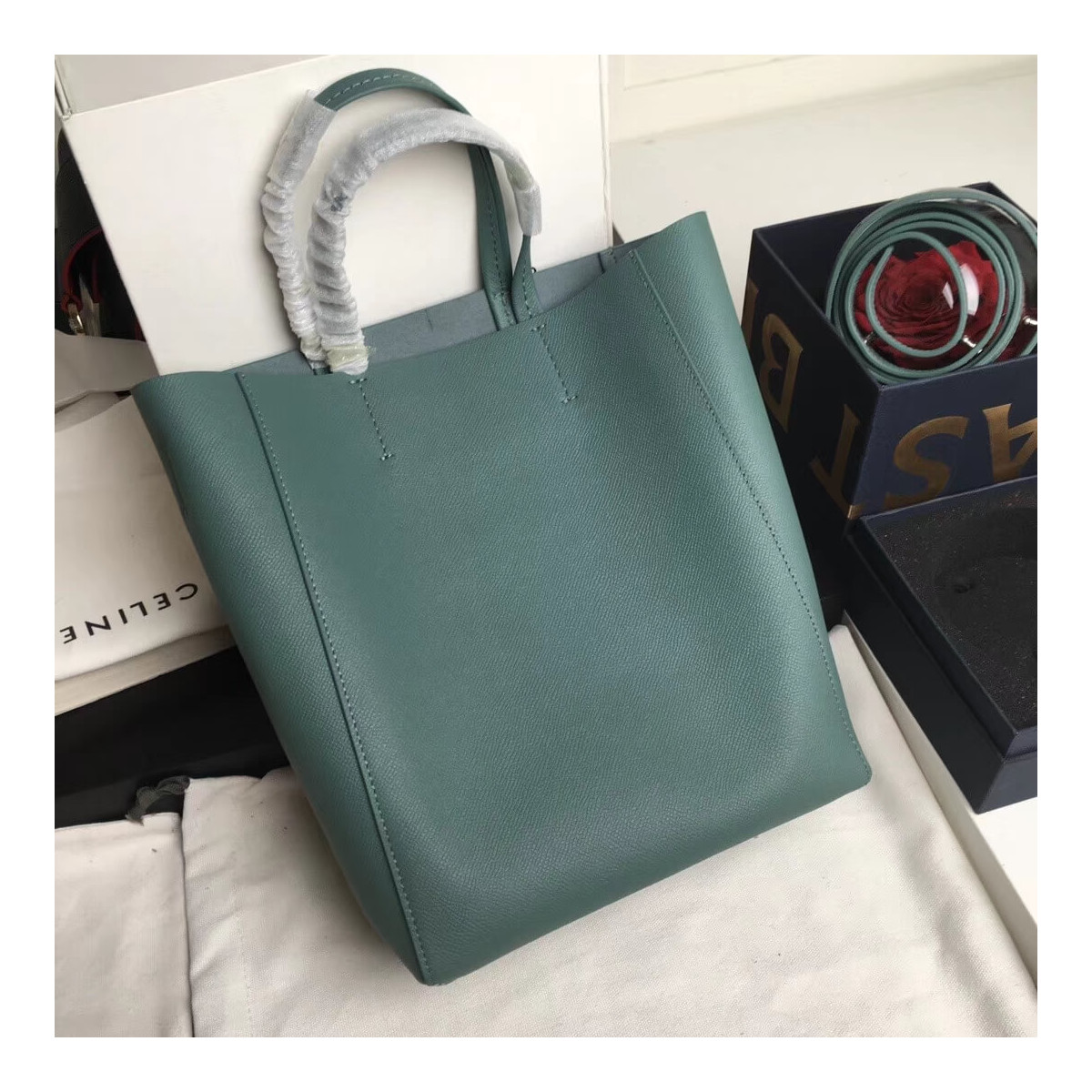 Celine Small Cabas In Grained Calfskin 189813