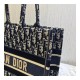 Christian Dior Small Book Tote Embossed Velvet M1296