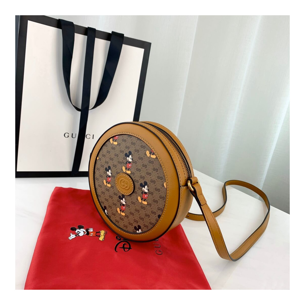 Disney x Gucci Round Shoulder Bag 603938