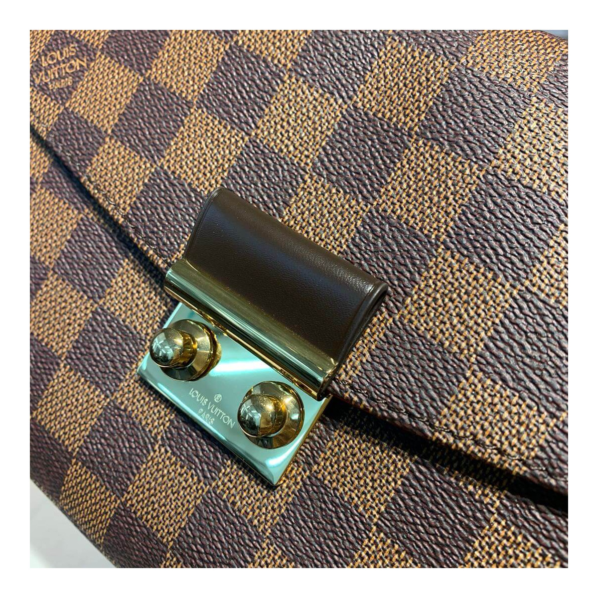 Louis Vuitton Damier Ebene Canvas Croisette N53000