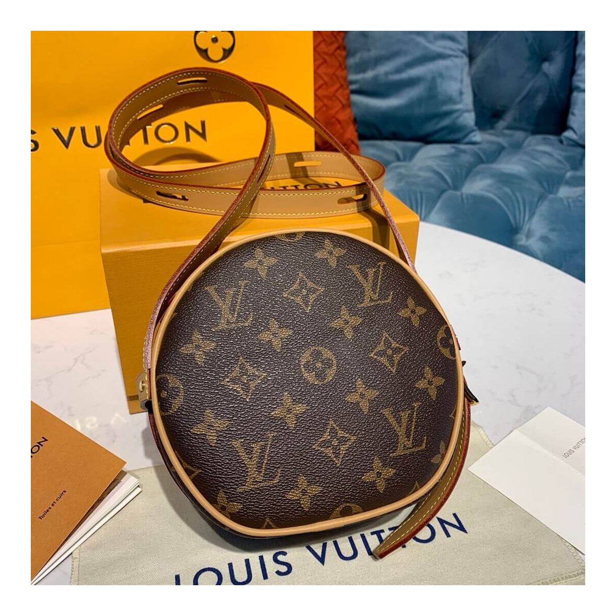 Louis Vuitton Monogram Canvas Boite Chapeau Souple PM M45149