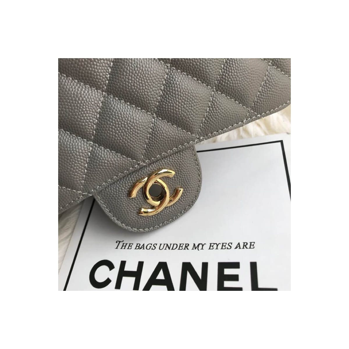 Chanel Caviar Calfskin 20cm Classic Flap Bag 1116