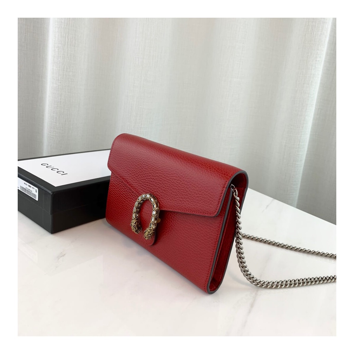 Gucci Dionysus Leather Mini Chain Bag 401231