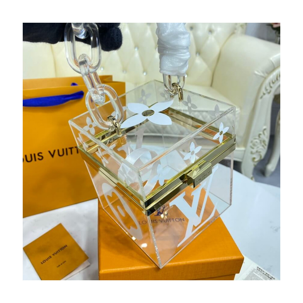 Louis Vuitton Cube Scott Box in Transparent GI0488