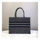 Christian Dior Small Book Tote Embossed Velvet M1296