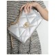 Chanel 19 Flap Bag AS1160 Silver