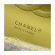 Chanel  Classic Flap Bag in Yellow Tweed 1112