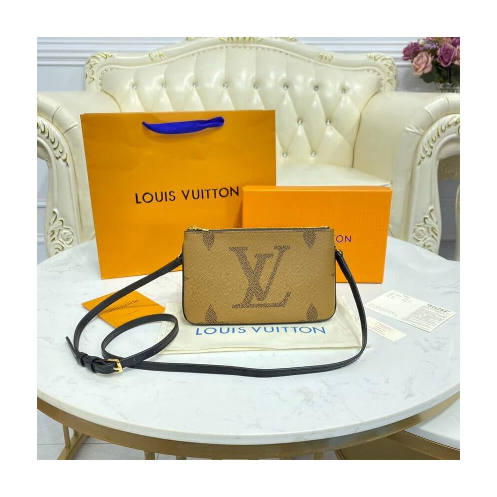 Louis Vuitton Monogram Double Zip Pochette M69203