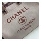 Chanel Deauville Tote 38cm Canvas Bag A66941 Bubblegum Pink