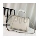 Gucci Jackie 1961 Medium Tote Bag in White Leather 649016