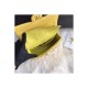 Chanel 1112 Yellow Medium Size 2.55 Lambskin Leather Flap Bag