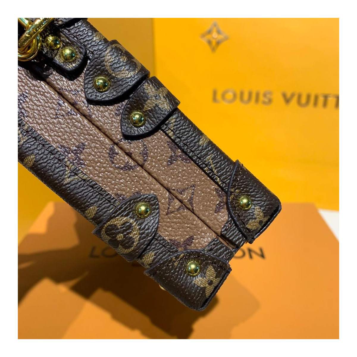 Louis Vuitton Monogram Reverse Canvas Petite Malle M44154