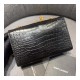 Saint Laurent Small Kate Tassel Chain Bag In Crocodile Leather 354120