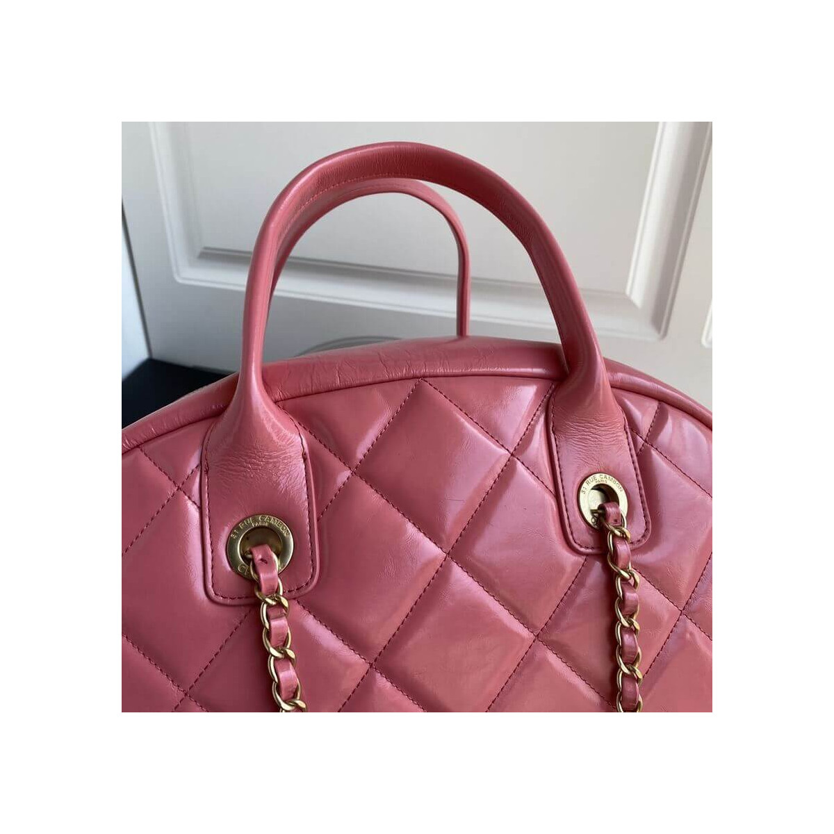 Chanel Calfskin Bowling Bag AS2223