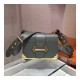 Prada Cahier Leather Shoulder Bag 1BD045