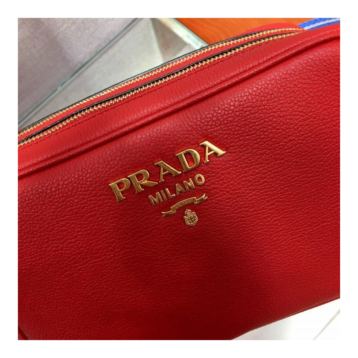 Prada Leather Shoulder Bag 1BH082