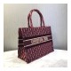 Christian Dior Small Book Tote Embossed Velvet M1296