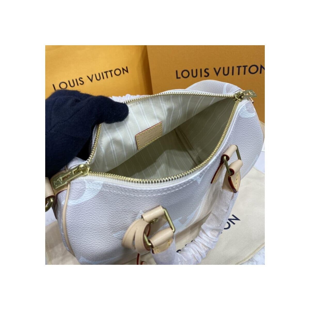 Louis Vuitton Speedy Bandouliere 25 M45722 M45724