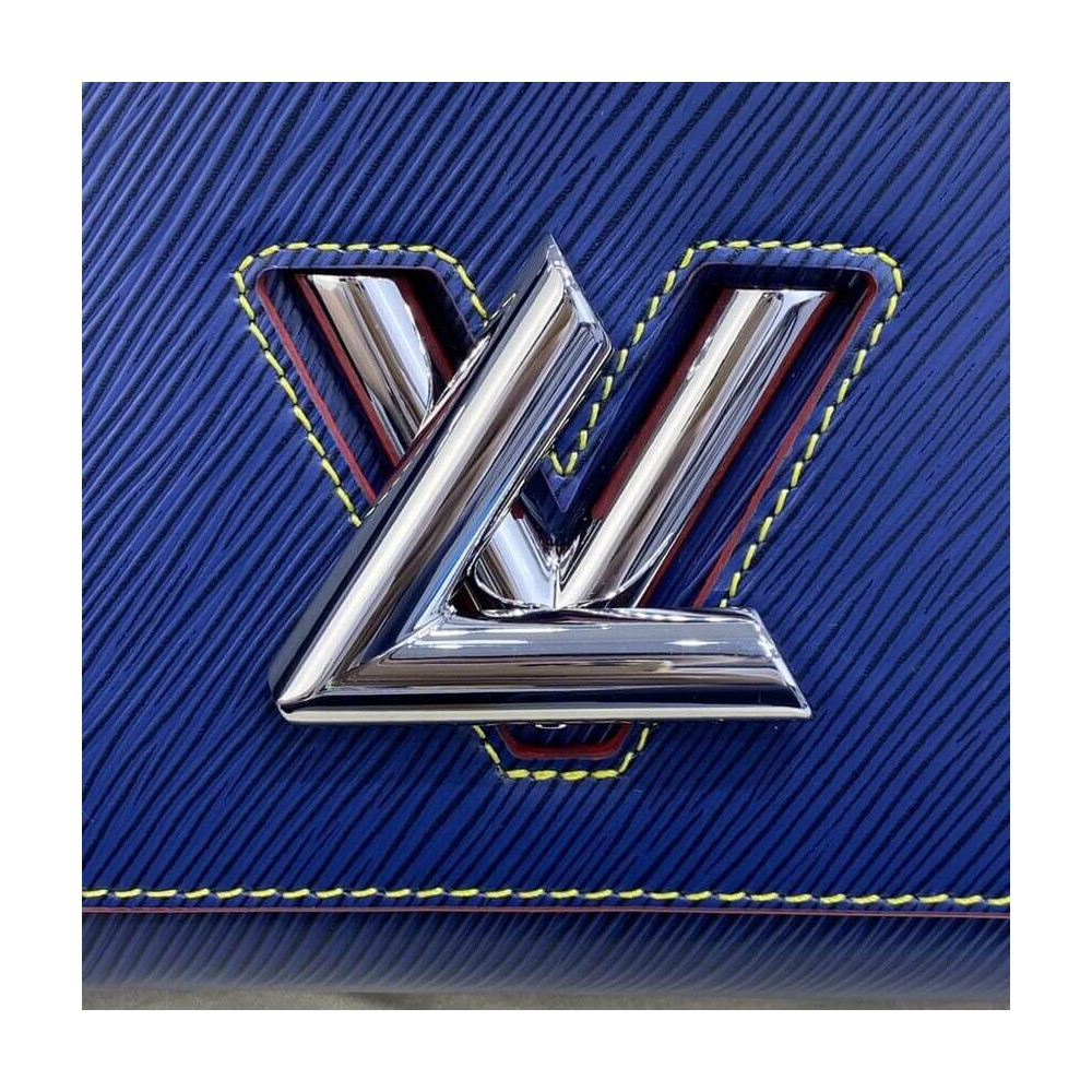 Louis Vuitton Epi Leather Twist MM M50282 Navy Blue/Red