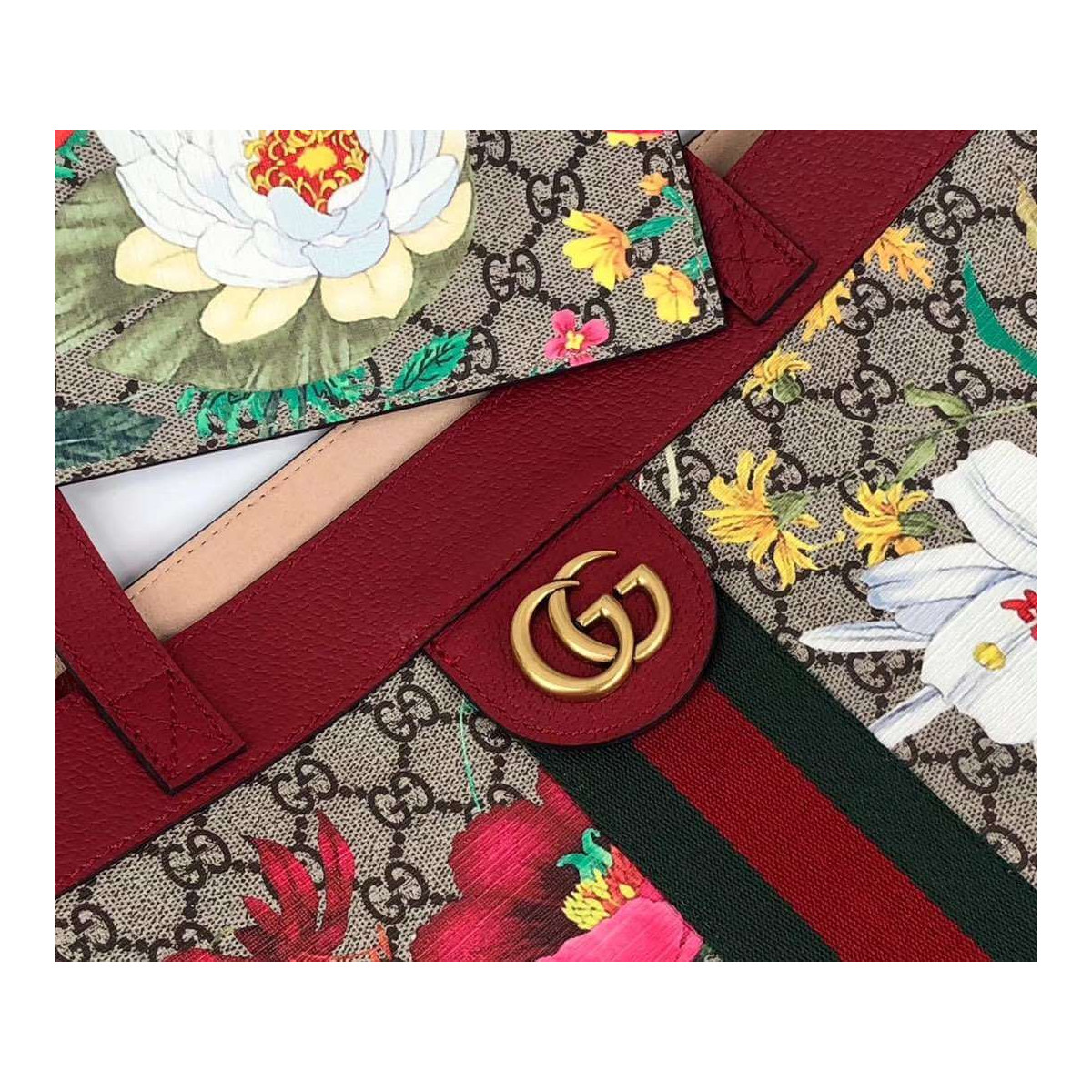 Gucci Ophidia GG Flora Medium Tote 547947