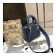 Christian Dior Textile Fabric Medium Lady Dior Bag L4455