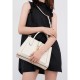 Gucci Jackie 1961 Medium Tote Bag in White Leather 649016